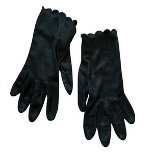 Vintage Black Gloves medium